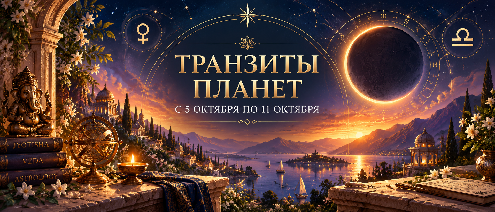 Транзиты планет с 5 октября по 11 октября 2026 года
