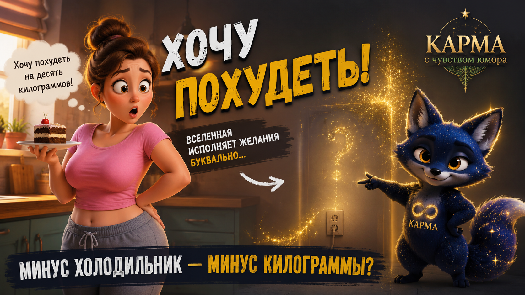 Постер к видео о Карме и точной формулировке желания